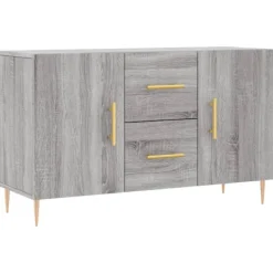 vidaXL Sideboards>Skänk grå sonoma 100x36x60 cm konstruerat trä