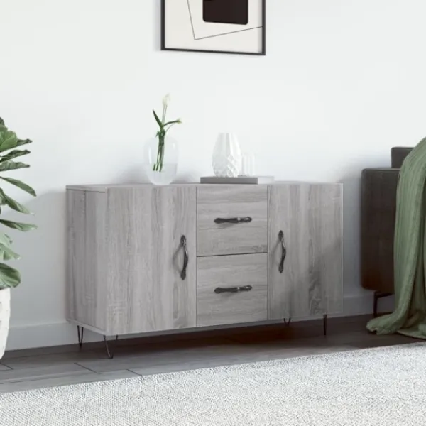 vidaXL Sideboards>Skänk grå sonoma 100x36x60 cm konstruerat trä
