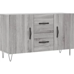 vidaXL Sideboards>Skänk grå sonoma 100x36x60 cm konstruerat trä