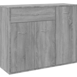vidaXL Sideboards>Skänk grå sonoma 88x30x70 cm konstruerat trä