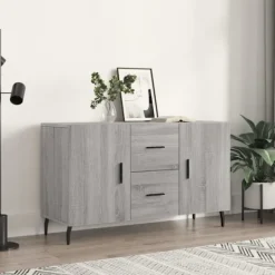 vidaXL Sideboards>Skänk grå sonoma 100x36x60 cm konstruerat trä