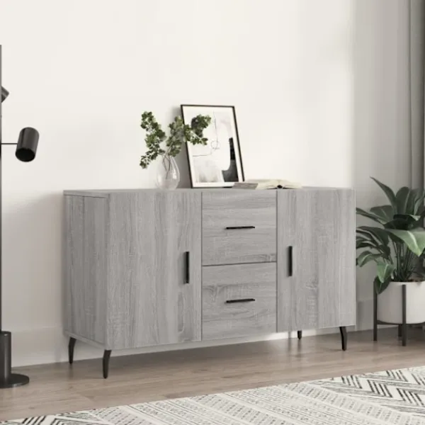 vidaXL Sideboards>Skänk grå sonoma 100x36x60 cm konstruerat trä