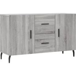 vidaXL Sideboards>Skänk grå sonoma 100x36x60 cm konstruerat trä