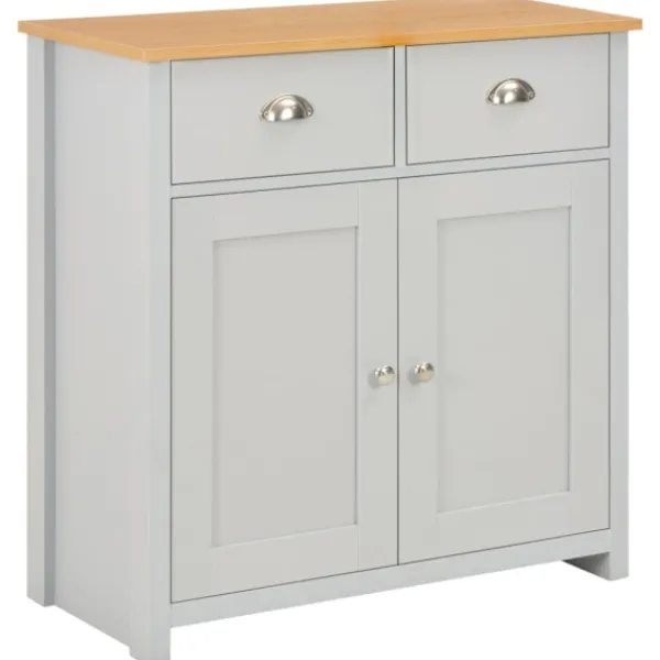 vidaXL Sideboards>Skänk grå 79x35x81 cm