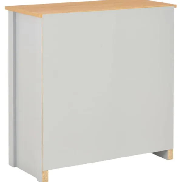 vidaXL Sideboards>Skänk grå 79x35x81 cm