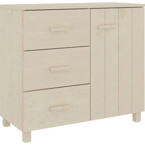 vidaXL Sideboards>Skänk HAMAR honungsbrun 90x40x80 cm massiv furu