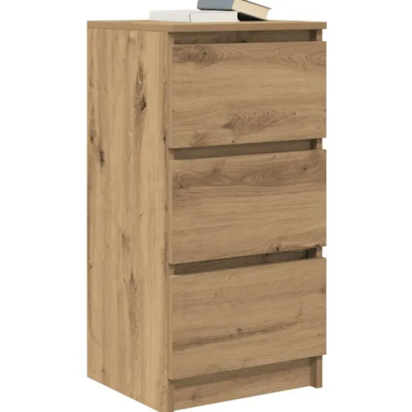 vidaXL Byråer>Skänk hantverksmässig ek 37,5x35x76 cm konstruerat trä