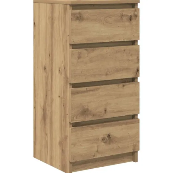 vidaXL Byråer>Skänk hantverksmässig ek 37,5x35x76 cm konstruerat trä