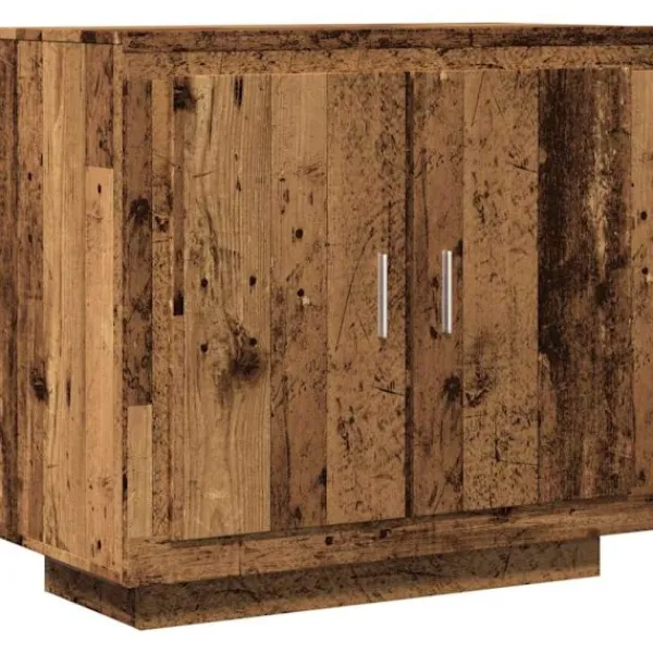 vidaXL Sideboards>Skänk åldrat trä 80x40x75 cm konstruerat trä