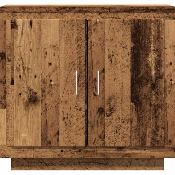 vidaXL Sideboards>Skänk åldrat trä 80x40x75 cm konstruerat trä