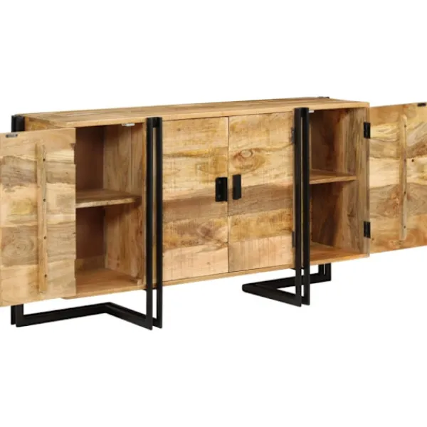 vidaXL Sideboards>Skänk massivt mangoträ 150x40x80 cm