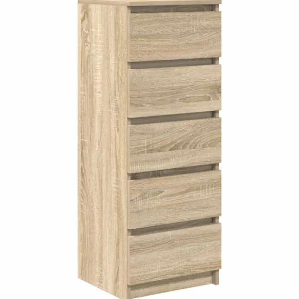 vidaXL Byråer>Skänk med lådor sonoma ek 37,5x35x99 cm konstruerat trä