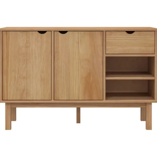 vidaXL Sideboards>Skänk OTTA 114x43x73,5 cm massiv furu