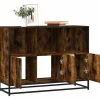 vidaXL Sideboards>Skänk rökfärgad ek 100x35x76 cm konstruerat trä