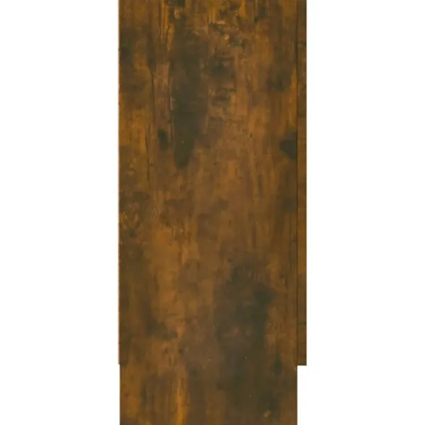 vidaXL Sideboards>Skänk rökfärgad ek 120x30,5x70 cm konstruerat trä