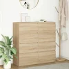 vidaXL Byråer>Skänk sonoma ek 100x35x99 cm konstruerat trä