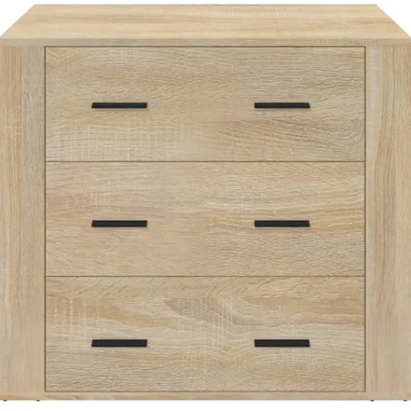 vidaXL Byråer>Skänk sonoma-ek 80x33x70 cm konstruerat trä