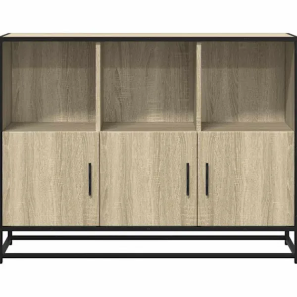vidaXL Sideboards>Skänk sonoma-ek 100x35x76 cm konstruerat trä