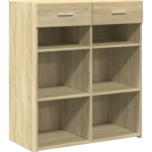 vidaXL Sideboards>Skänk sonoma-ek 80x42,5x93 cm konstruerat trä