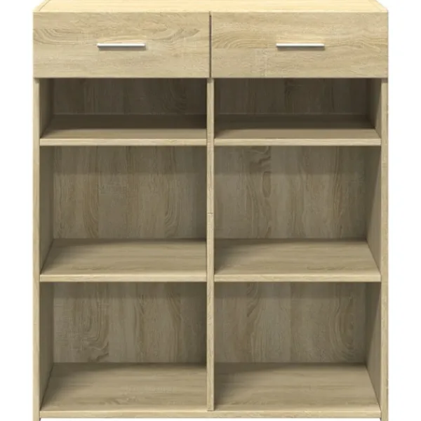 vidaXL Sideboards>Skänk sonoma-ek 80x42,5x93 cm konstruerat trä