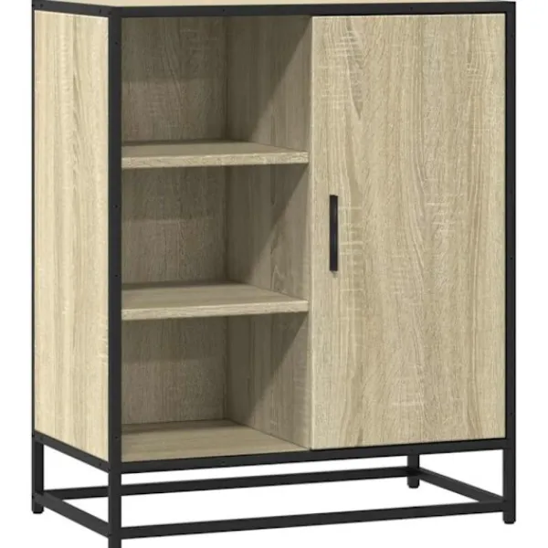 vidaXL Skåp>Skänk sonoma-ek 62x35x76 cm konstruerat trä