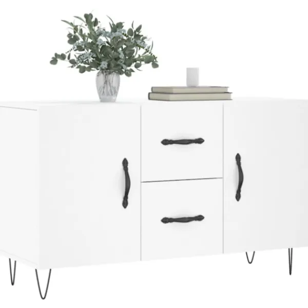 vidaXL Sideboards>Skänk vit 100x36x60 cm konstruerat trä