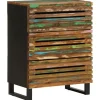 vidaXL Byråer>Skänk 60x34x75 cm massivt akaciaträ