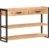 vidaXL Sideboards>Skänk 120x30x75 cm massivt akaciaträ