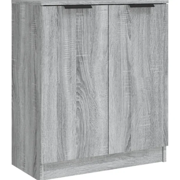 vidaXL Sideboards>Skänkar 2 st grå sonoma 60x30x70 cm konstruerat trä