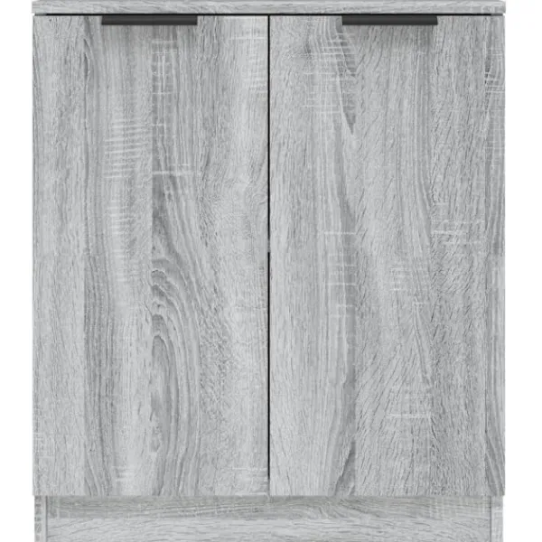 vidaXL Sideboards>Skänkar 2 st grå sonoma 60x30x70 cm konstruerat trä
