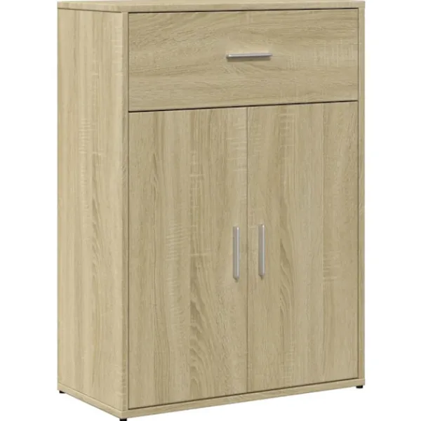 vidaXL Sideboards>Skänkar 2 st sonoma-ek 60x30x84 cm konstruerat trä
