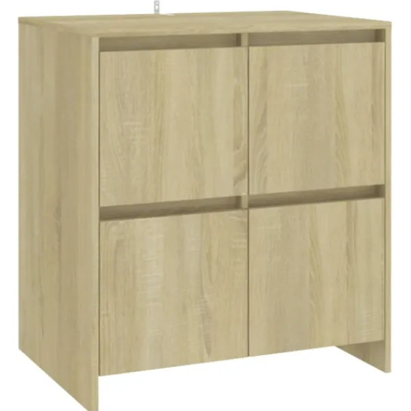 vidaXL Sideboards>Skänkar 2 st sonoma-ek 70x41x75 cm konstruerat trä