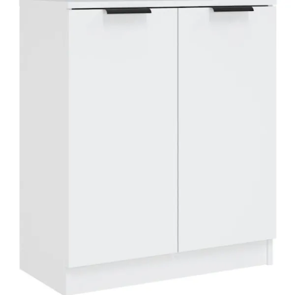 vidaXL Sideboards>Skänkar 2 st vit 60x30x70 cm konstruerat trä