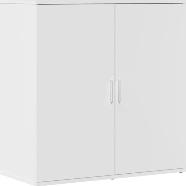 vidaXL Sideboards>Skänkar 2 st vit 79x38x80 cm konstruerat trä