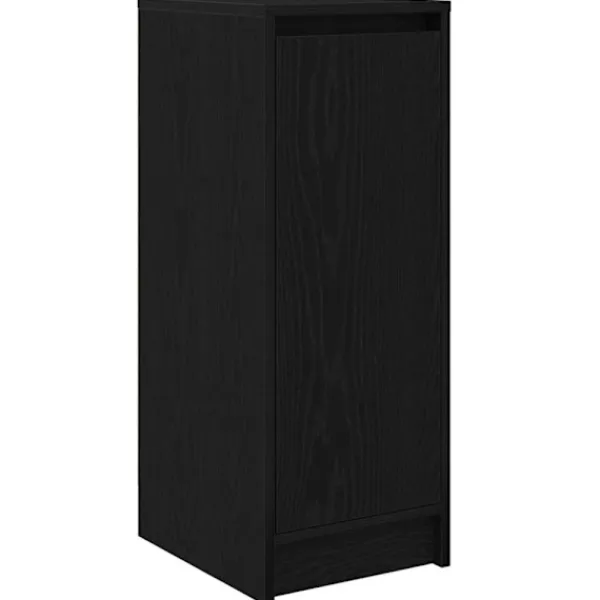 vidaXL Skåp>Skoskåp svart ek 29,5x34x76 cm konstruerat trä