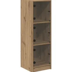 vidaXL Skåp>Skåp Artisan Ek 35 x 37 x 109 cm Konstruerat trä