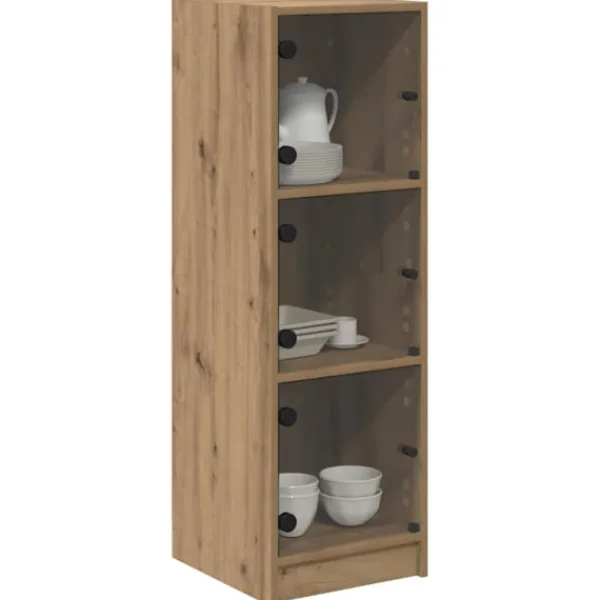 vidaXL Skåp>Skåp Artisan Ek 35 x 37 x 109 cm Konstruerat trä
