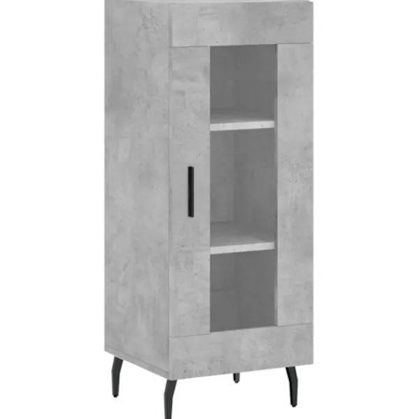 vidaXL Skåp>Skåp betonggrå 34,5x34x90 cm konstruerat trä
