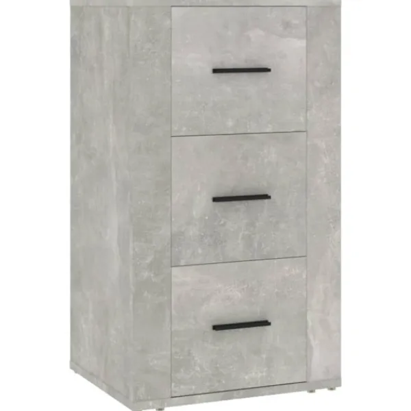 vidaXL Byråer>Skåp betonggrå 40x33x70 cm konstruerat trä