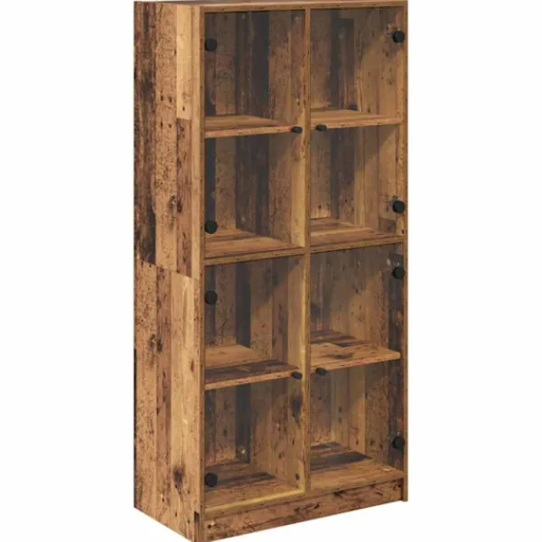 vidaXL Skåp>Skåp Gammalt trä 68 x 37 x 142 cm Konstruerat trä
