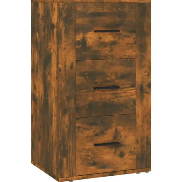 vidaXL Byråer>Skåp rökfärgad ek 40x33x70 cm konstruerat trä