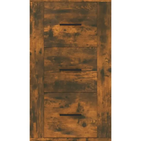 vidaXL Byråer>Skåp rökfärgad ek 40x33x70 cm konstruerat trä