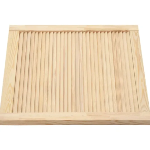 vidaXL Skåp>Skåplucka lamelldesign 39,5x49,4 cm massiv furu