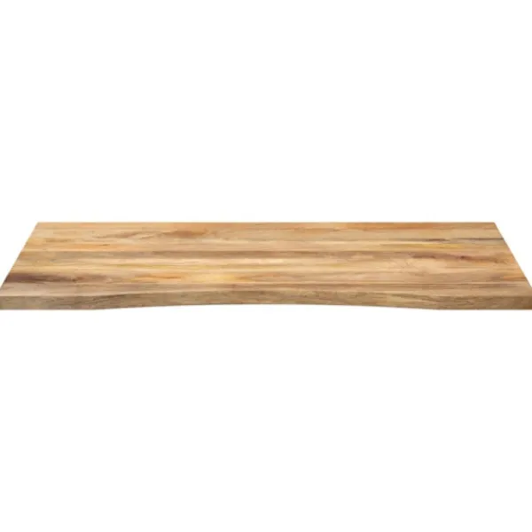vidaXL Kontorsmöbler>Skrivbordsskiva med kurva 110x80x2,5 cm massivt grovt mangoträ