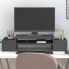 vidaXL Kontorsmöbler>Skärmställ grå 70x27,5x15 cm massiv furu