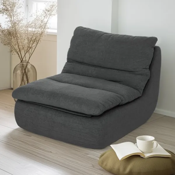 Fåtöljer>Skumstoppad golvstol, relax-/loungefåtölj för vardagsrum eller sovrum