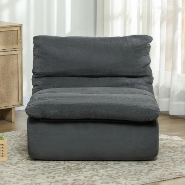 Fåtöljer>Skumstoppad golvstol, relax-/loungefåtölj för vardagsrum eller sovrum