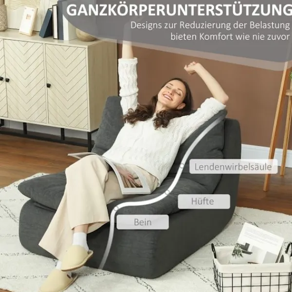 Fåtöljer>Skumstoppad golvstol, relax-/loungefåtölj för vardagsrum eller sovrum