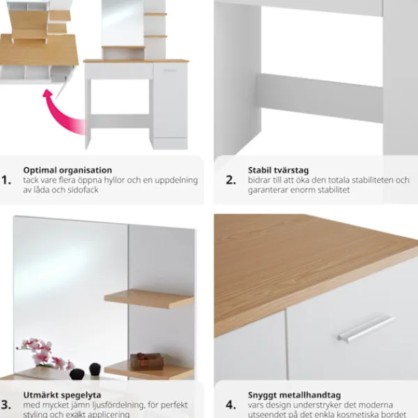 Sminkbord>Sminkbord Zoe