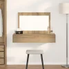 vidaXL Sminkbord>Smyckebord med låda Brun 100 x 40 x 70 cm Konstruerat trä